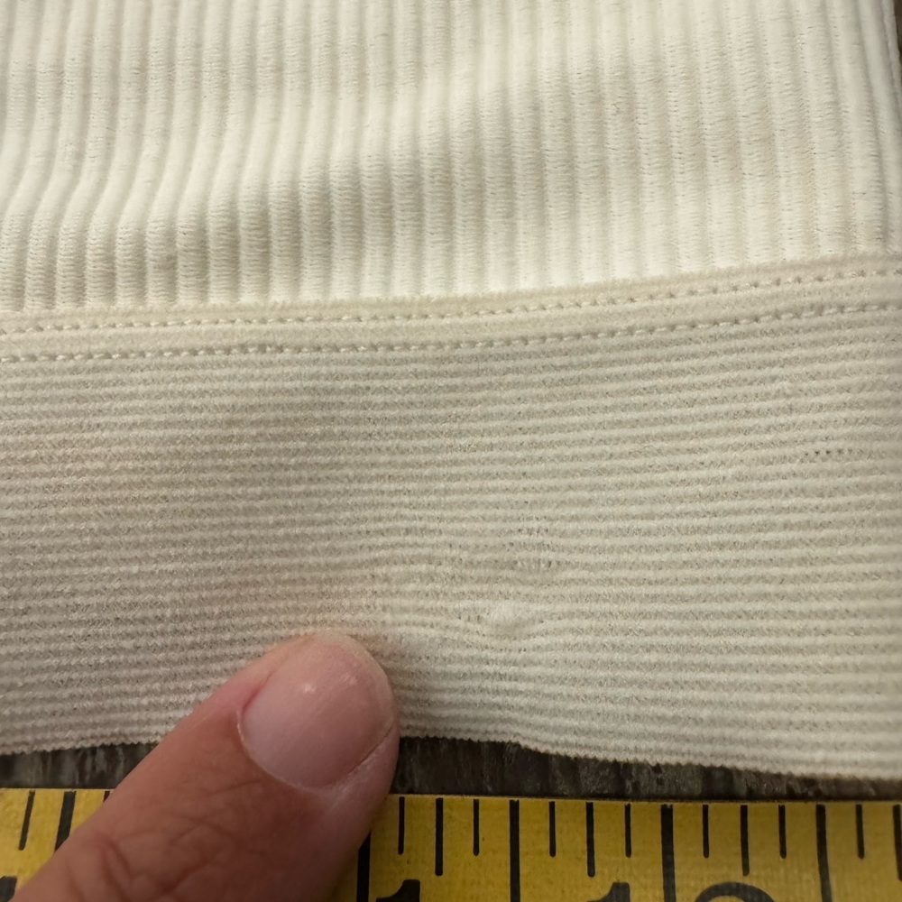 Frankie’s Bikinis Drew Top. White. Small. Ribbed - Picture 7 of 16